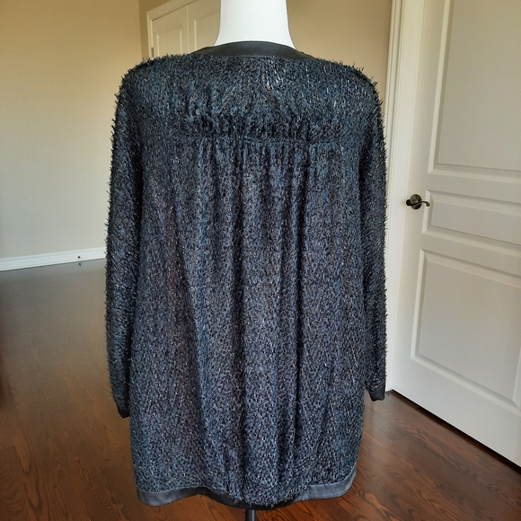 Marc by Marc Jacobs Black Silk Blended Cardigan Small - Picture 3 of 9